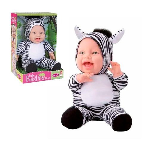 Producto - BEBE BABILINA CEBRA 34CM EN CAJA 18X26X16CM BAMBOLA