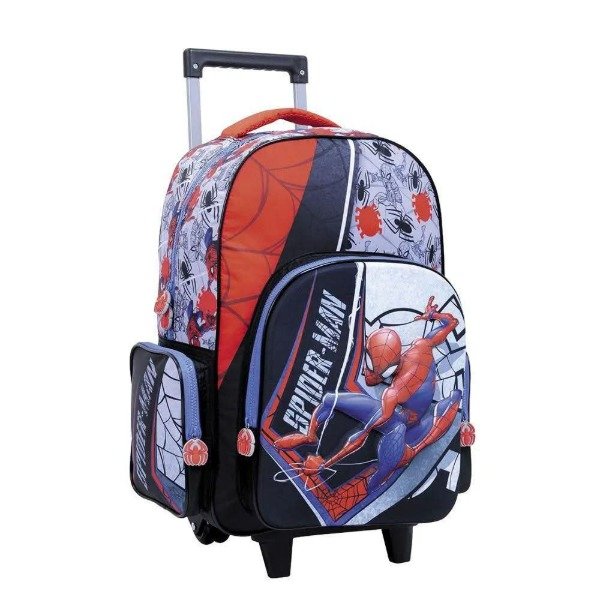 Producto - MOCHILA C/CARRO 18" SPIDERMAN - WABRO