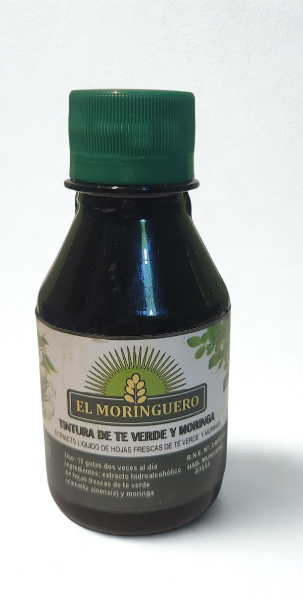 Producto - Tintura Madre de Moringa con Té Verde x 120ml
