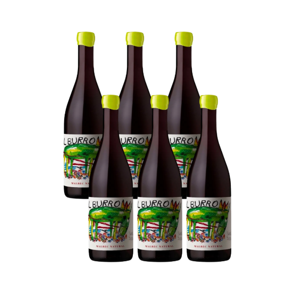 Producto - Vino El Burro Malbec Natural Orgánico (Caja x 6un.)