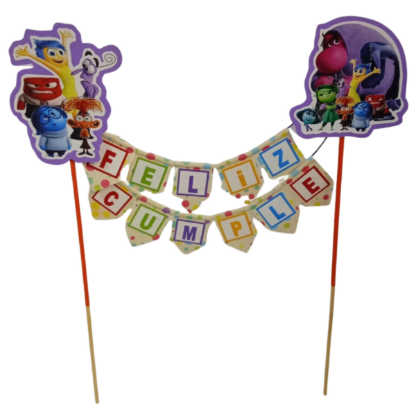Producto - Topper banderin Intensamente 2