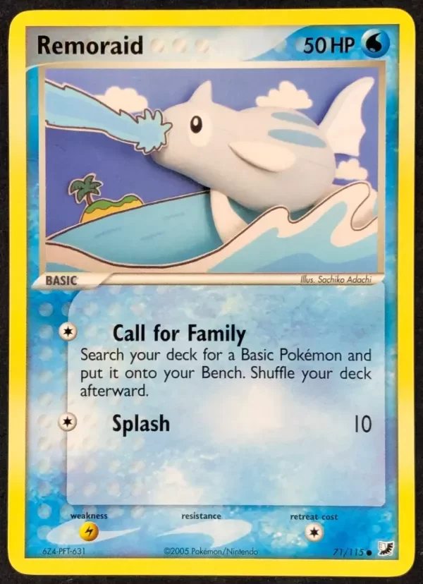 Producto - Pokemon Card Remoraid (EX Unseen Forces) 71/115 NEAR MINT Non-Holo Common TCG