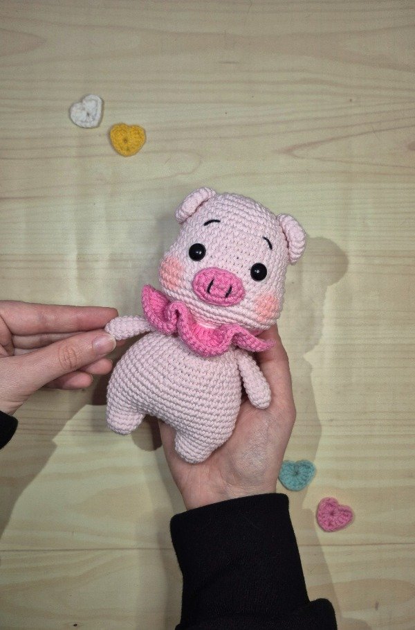Producto - Cerdito- Chancho- Muñeco tejido