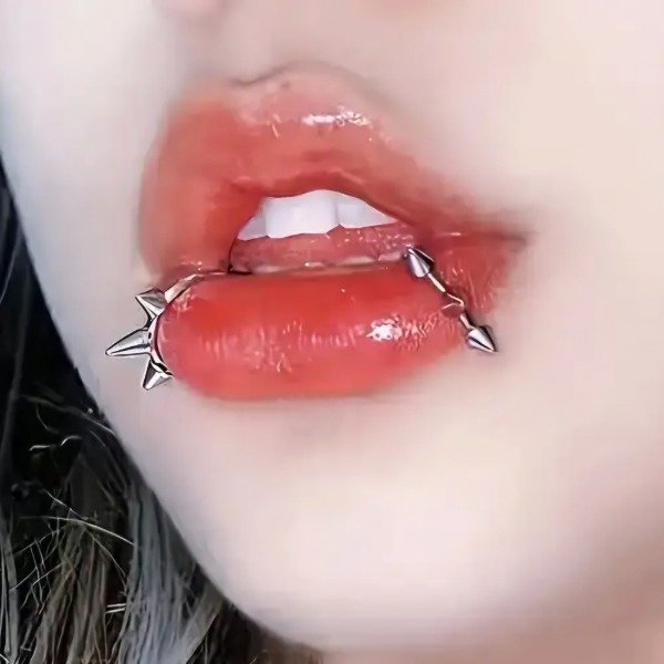 Producto - Piercing Fake Falso con púas  para Labio