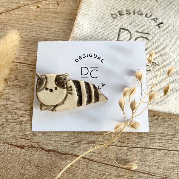 Producto - Gatito perezoso en negro