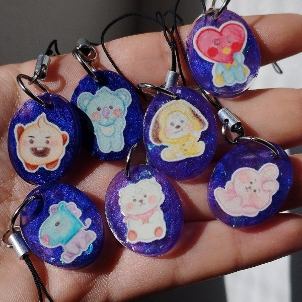 Producto - Charms resina y DFT BT21