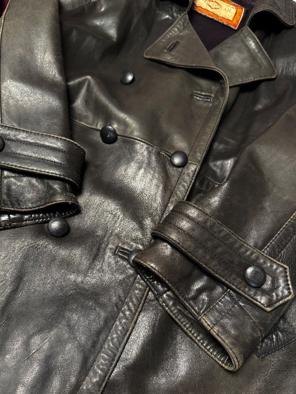 Producto - Saco de Cuero Paris Dakar T. S-M - 2