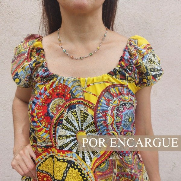 Producto - VESTIDO MANDAL AMARILLO