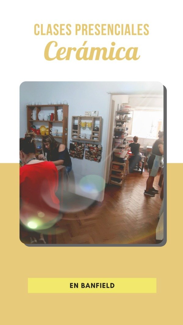 Producto - Clases regulares de Cerámica - AGOSTO