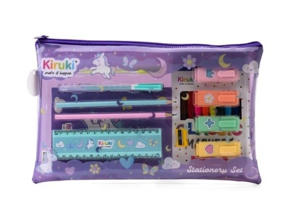 Producto - SET DE ARTE CARTUCHERA VIOLETA