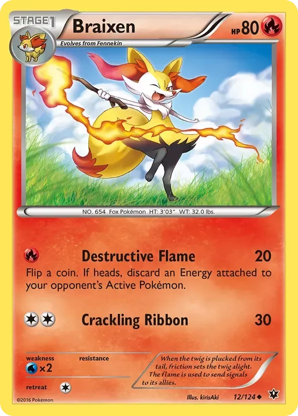 Producto - Braixen - 12/124 - Fates Collide