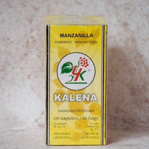 Producto - Te de Manzanilla - 25 U - Kalena