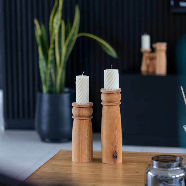 Producto - Candelabros de madera