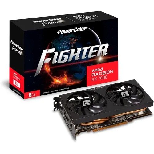 Producto - Placa de Video PowerColor Fighter AMD Radeon RX 7600 Gaming 8GB GDDR6