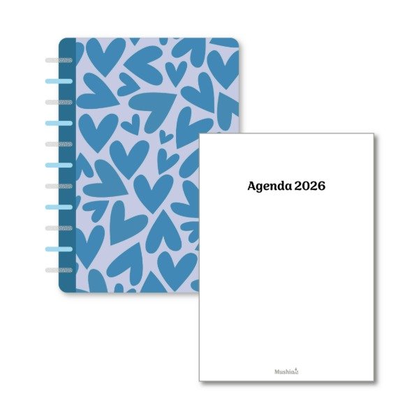 Producto - Agenda 2026 - Corazones Celestes