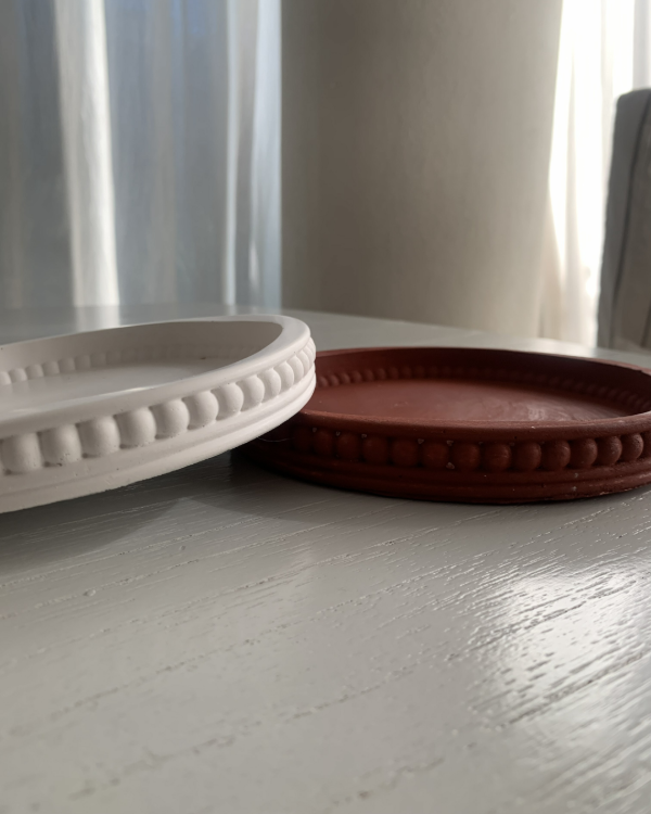 Producto - Bandeja Decorativa de Yeso Cerámico