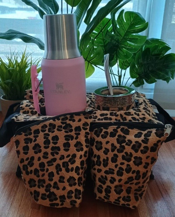 Producto - Combo animal Print! almohadón+ mate imperial print + sobre yerbero animal Print