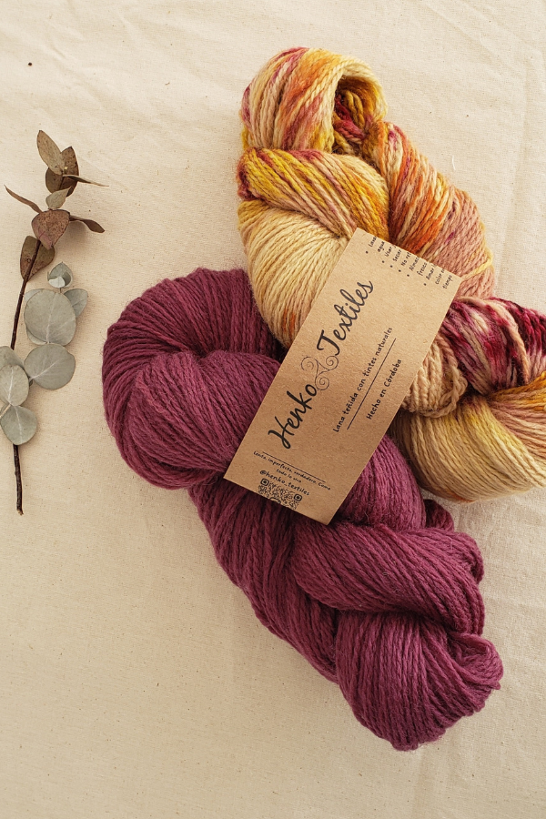 Producto - Dúo ecoprint Róisín (oveja DK)