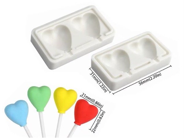 Producto - Molde globito corazon x2