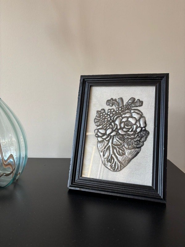 Producto - Portarretrato Corazón Violeta