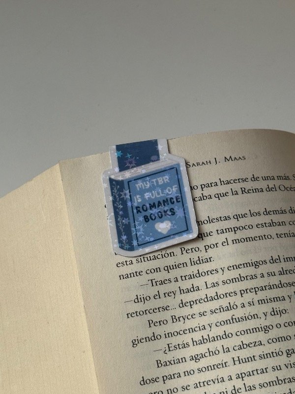 Producto - Señalador magnético holográfico romance books