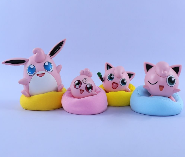 Producto - Figura Jigglypuff Set x4 (9-12cm)