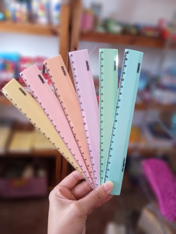 Producto - Regla Ligo Trend 20 cm V/ colores Pastel