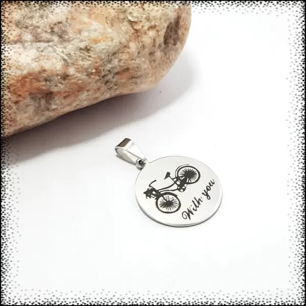 Producto - Dije bicicleta "with you"