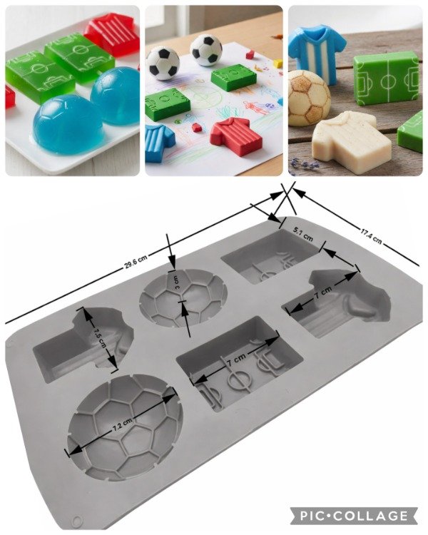 Producto - Molde futbol x6 figuras