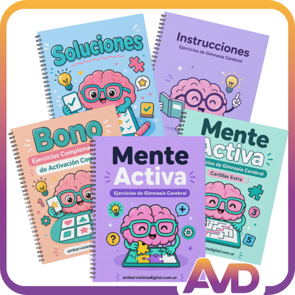 Producto - Gimnasia Cerebral Adultos Mayores Activación Cognitiva Total - 0
