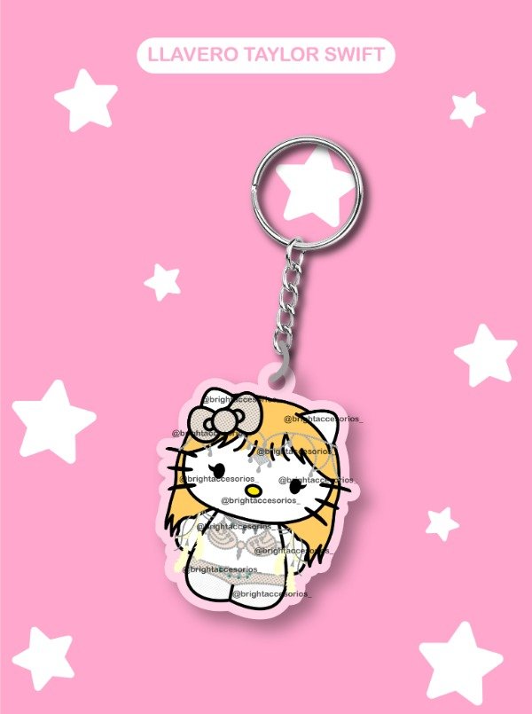 Producto - Llavero Kitty Taylor Swift The Life of a Showgirl