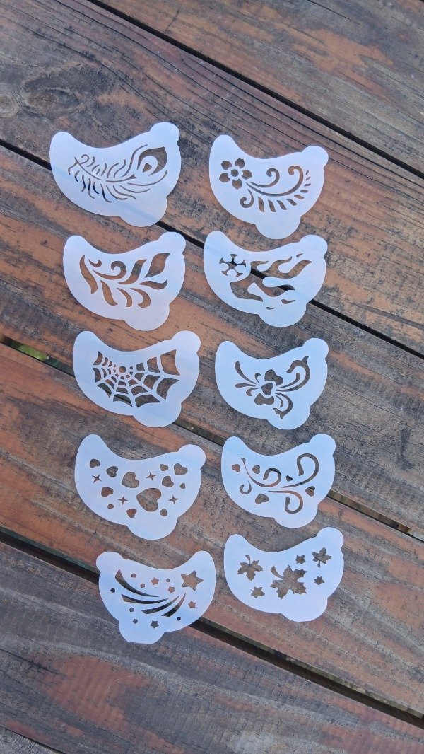 Producto - STENCIL REUTILIZABLES X 9 UNIDADES LATERALES GDES