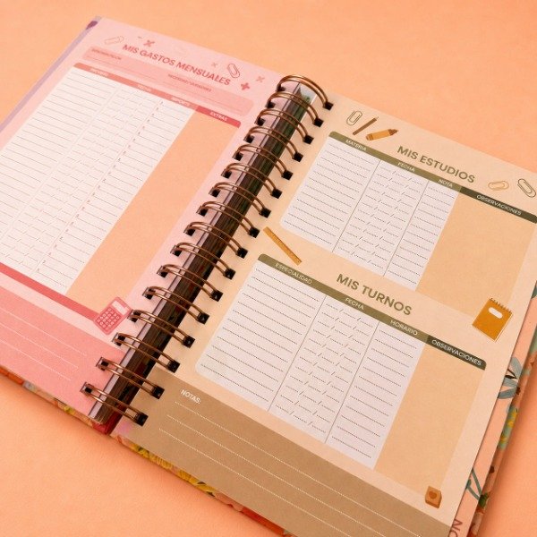 Producto - Agenda PREMIUM A5 - SEMANAL gatos - 4