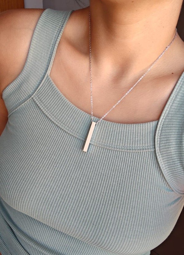 Producto - COLLAR BARRITA. ACERO QUIRURGICO