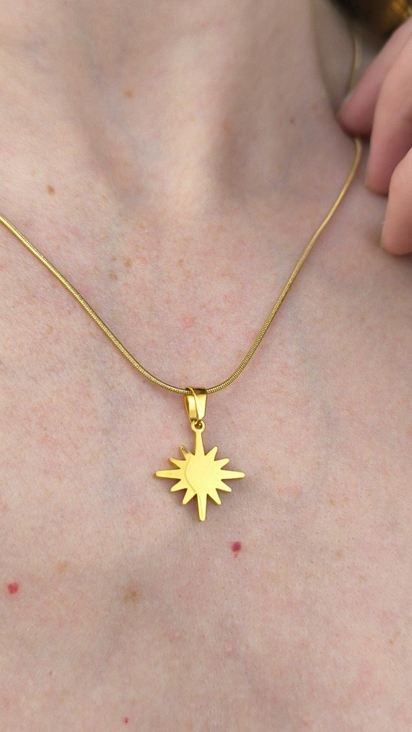 Producto - Collar Sun Dorado