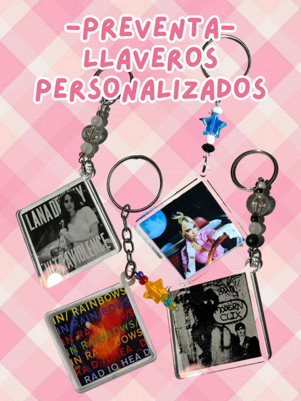 Producto - PREVENTA LLAVEROS PERSONALIZADOS - leer descripción