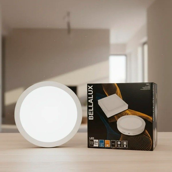 Producto - Plafón Bellalux Con Base Redondo 18 W Luz cálida