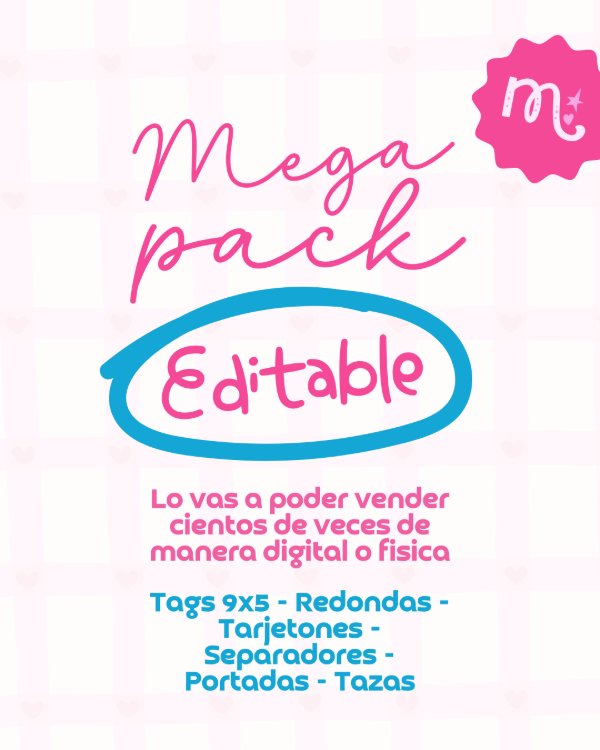 Producto - MEGA KIT EDITABLE