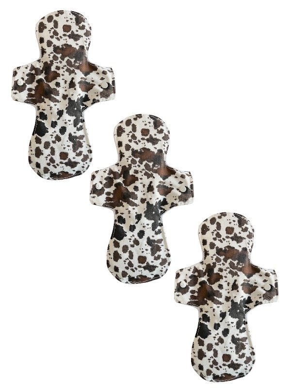 Producto - Pack de tres toallitas nocturnas - Print vaca
