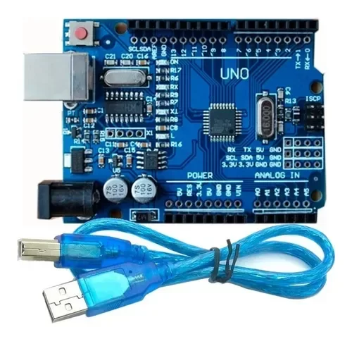 Producto - Arduino UNO R3 con Cable - Desmontable/SMD
