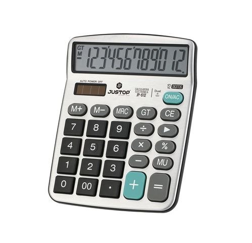 Producto - CALCULADORA 12 DIGITOS ELECTRONICA 14.5X18CM JUSTOP