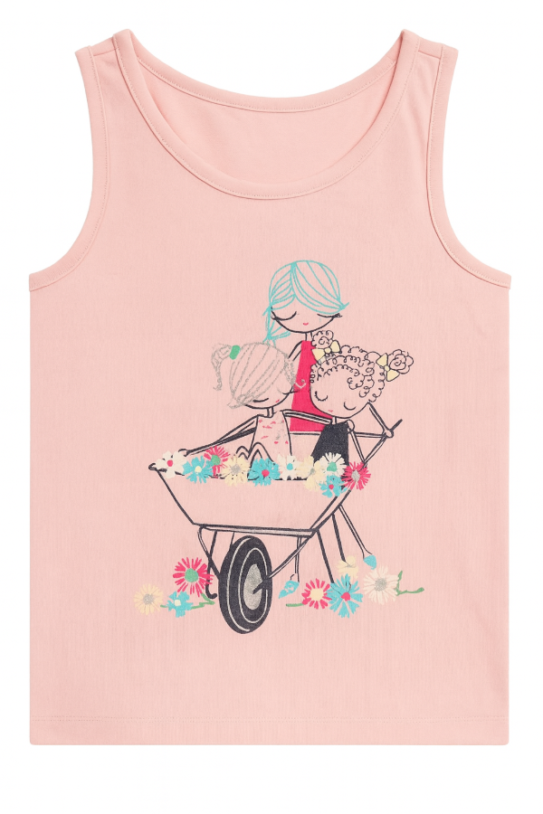 Producto - Musculosa Nena GAP Rosa Carretilla