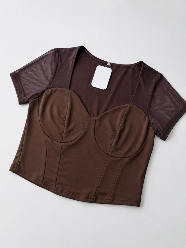 Producto - Top manga tul - 2