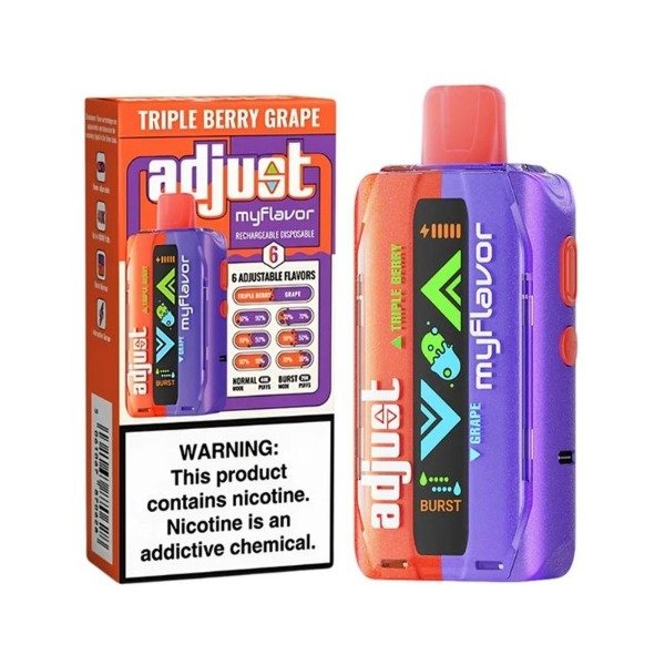 Producto - (POD DESCARTABLE) ADJUST 40K - TRIPLE BERRY GRAPE