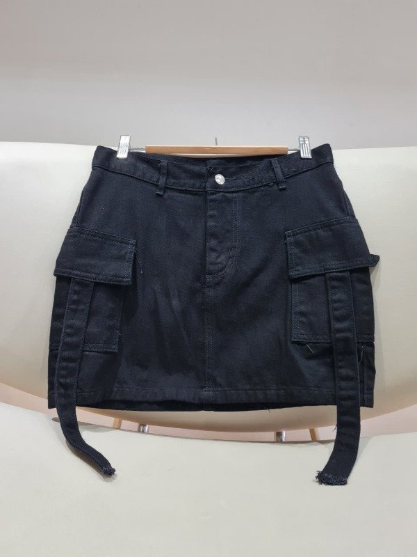 Producto - Pollera cargo black