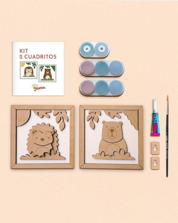 Producto - Kit 2 Cuadritos Bosque