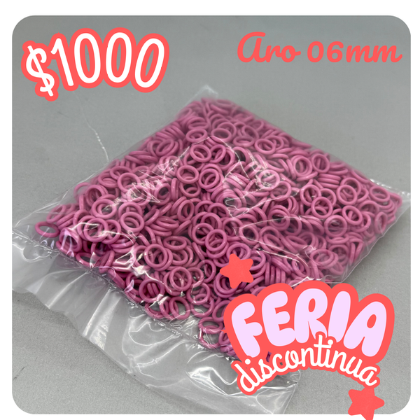 Producto - Aro 06 mm chicle - +800 unidades