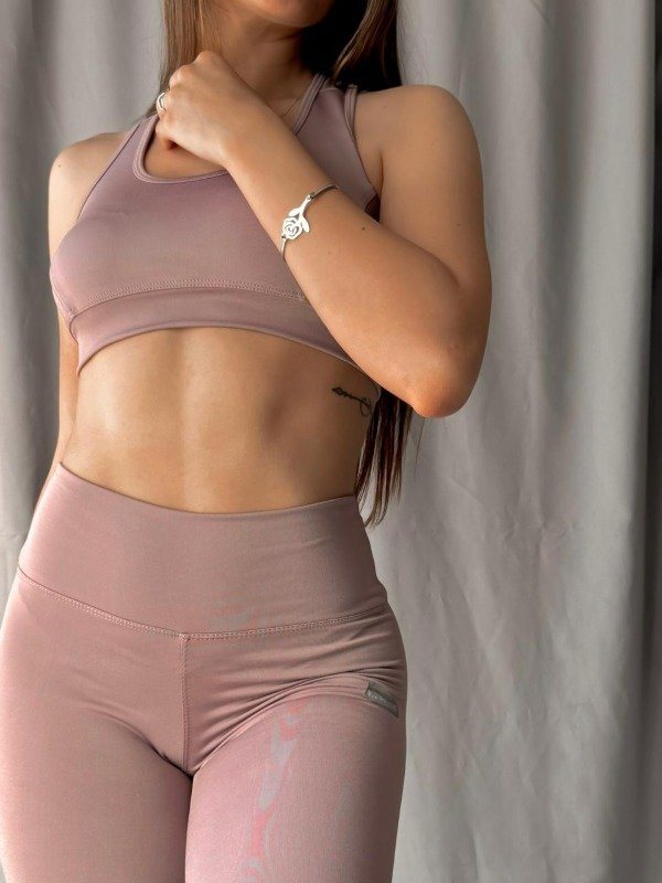 Producto - Calza lisa JULIE- Rosa viejo