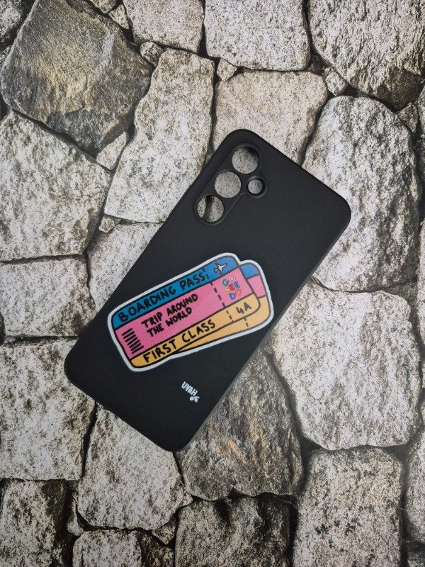 Producto - Funda silicone case diseño Samsung A54 boarding pass