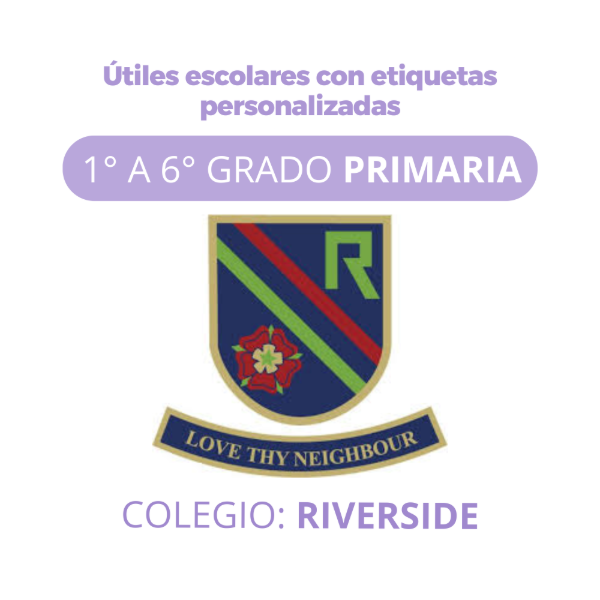 Producto - Caja Escolar - Colegio Riverside - 1ero a 6to Grado PRIMARIA